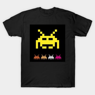 Pixel Invader space alien T-Shirt